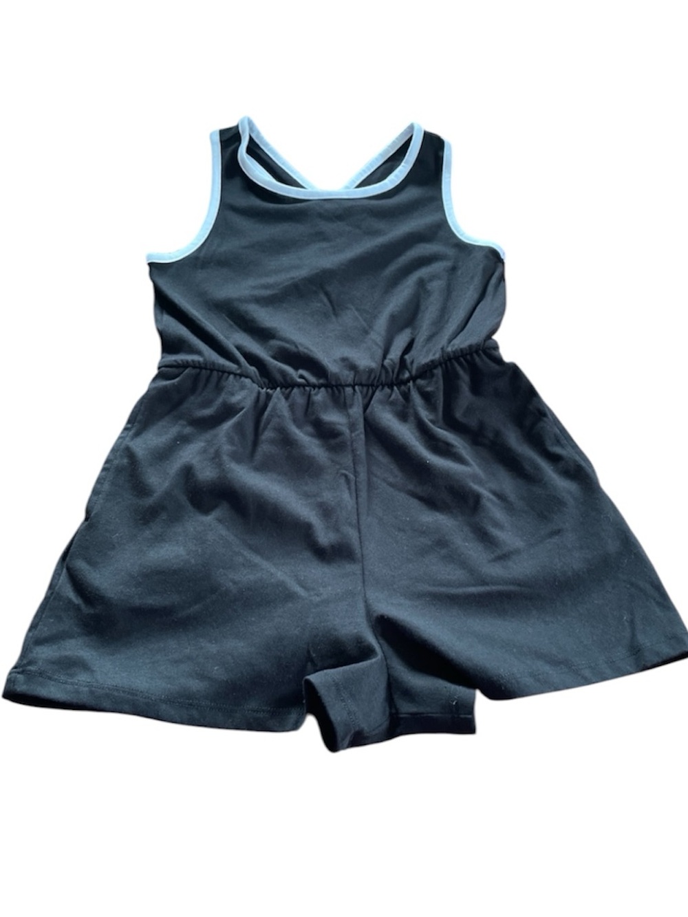 Girls Sz 8 Cross Back Tank Romper